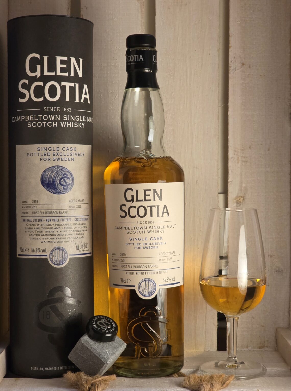 Glen Scotia 7 y.o, Single Cask Bottled Exclusively for Sweden (2023)